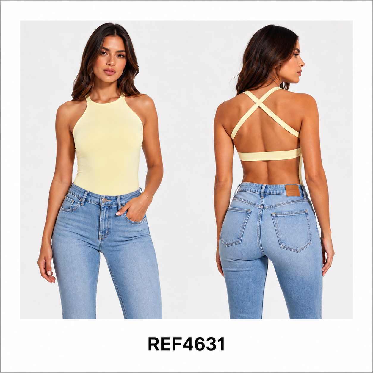 Body doble tela para mujer — REF-4631