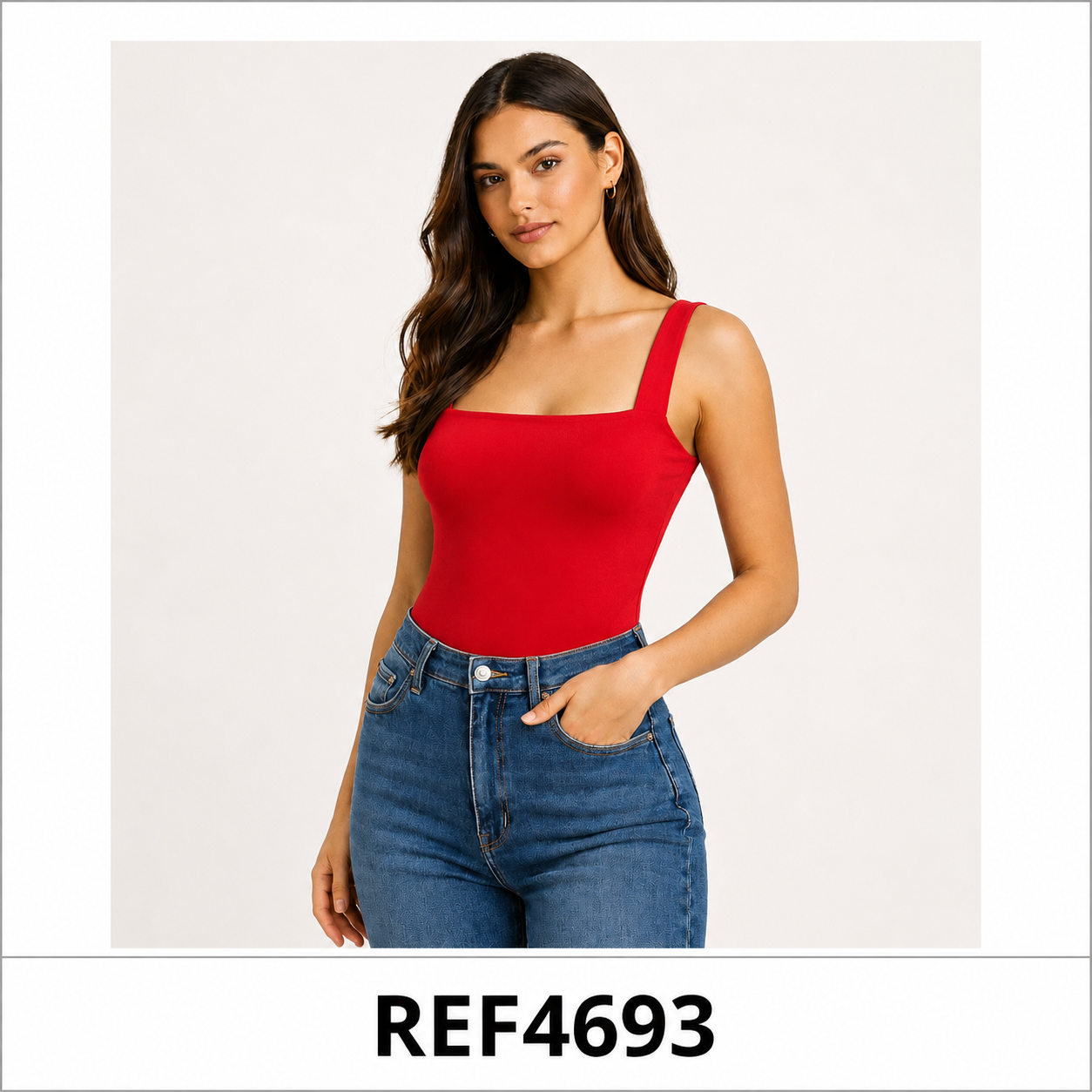 Body doble tela talla única Polylicra — REF-4693