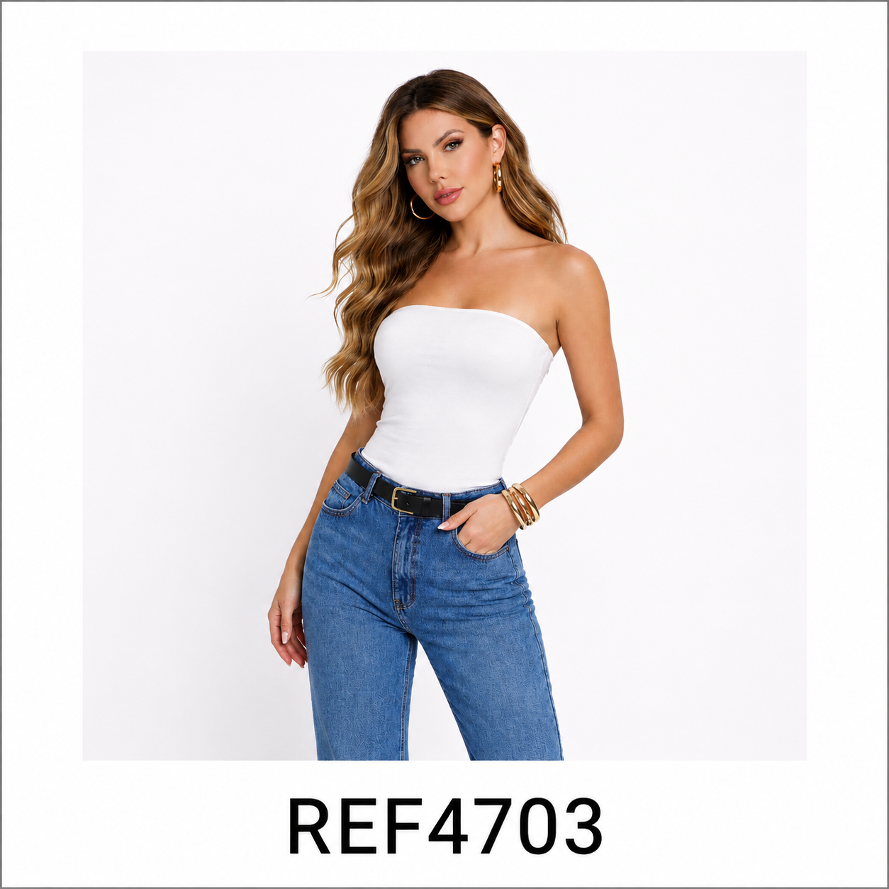 Body Strapless para mujer — REF4703